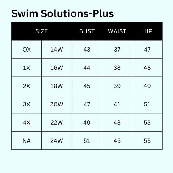Swim Solutions Women's One Piece Swimsuit-Size 14 - Picture 7 of 7